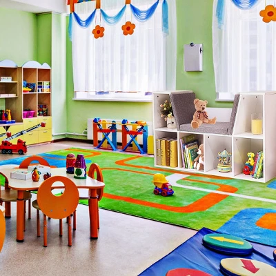 Costway 6 Cubby Kid Storage Cabinet Bookcase Multi-Purpose Shelf Cushioned Reading Nook - Image 4