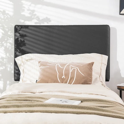 Costway Twin Wall-mounted Headboard Linen Fabric Upholstered Padded Easy Assembly - Image 4