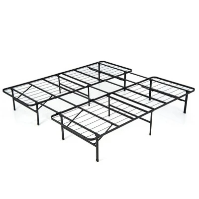 Costway Folding Metal Platform Bed Frame 13 Inch Mattress Foundation 660 LBS - Image 9