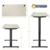 Costway Office Electric Adjustable Standing Up Desk Dual Motor W/ Controller