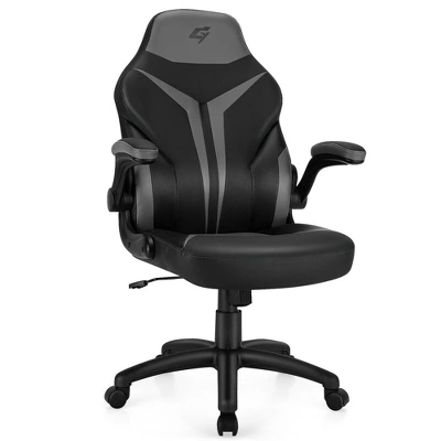 Costway High Back Gaming Chair Height Adjustable Swivel Computer Office Chair - Image 11