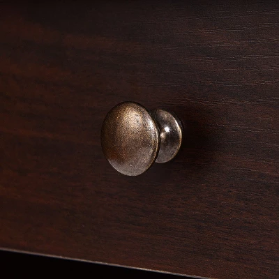 Costway Computer Desk PC Laptop Writing Table Workstation Student Study Furniture Brown - Image 8