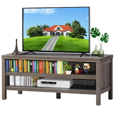 Costway 3-Tier TV Stand Console Cabinet For TV's Up To 45'' W/ Storage Shelves - Image 10