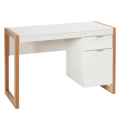 Costway Computer Desk Workstation Table With Drawers Home Office - Image 9