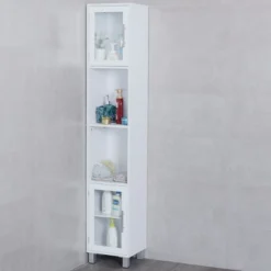 Costway 71" Bathroom Tall Tower Storage Cabinet Organizer Display Shelves Bedroom