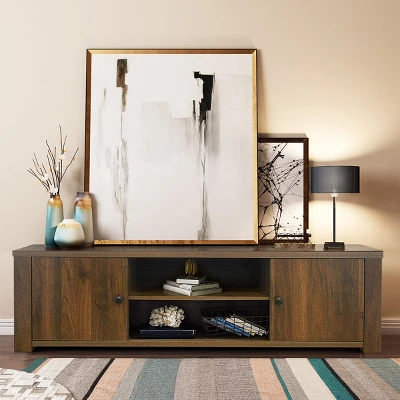 Costway TV Stand For TV's Up To 65'' W/Storage Cabinets & Shelves - Image 4