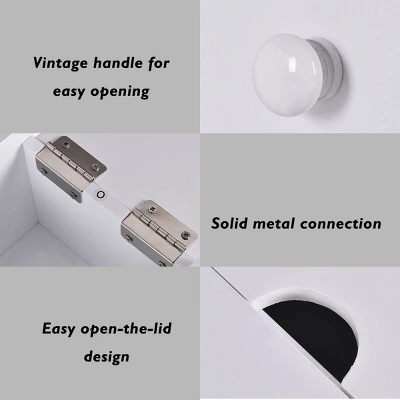 Narrow Wood Floor Bathroom Storage Cabinet Holder Organizer - Image 6