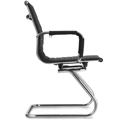 Costway Set Of 4 Office Chairs Waiting Room Chairs For Reception Conference Area - Image 9