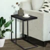 Costway Coffee Tray Sofa Side End Table Ottoman Couch Console Stand TV Lap Snack Black