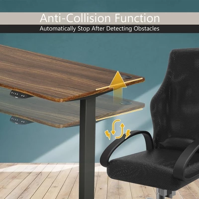 Costway Industrial Electric Adjustable Standing Up Desk Dual Motor W/ Controller - Image 8