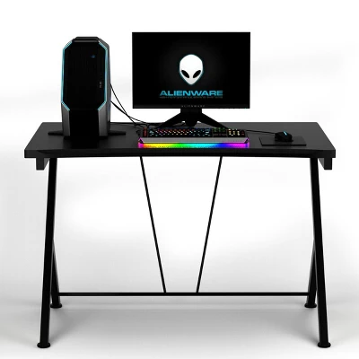 Costway Gaming Desk Computer Desk PC Laptop Table Workstation Home Office Ergonomic New - Image 8