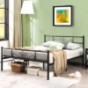 Costway Twin/Queen/Full Metal Platform Bed Frame With Headboard And Footboard No Box Spring Needed