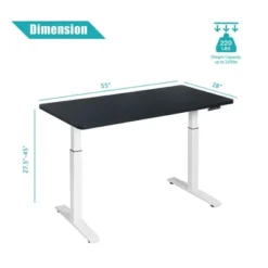 Costway Electric 55''x28'' Standing Desk Sit To Stand Workstation Dual Motor