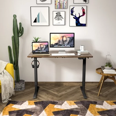 Costway Industrial Electric Adjustable Standing Up Desk Dual Motor W/ Controller - Image 3