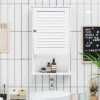 Costway Wall Cabinet Hanging Bathroom Storage Cabinet 27.5'' Height Adjustable