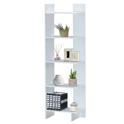 Costway 5-Tier Bookcase Storage Open Shelves Display Unit Room Divider - Image 8