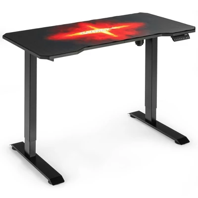 Costway Electric Standing Gaming Desk Sit To Stand Height Adjustable Splice Board - Image 9