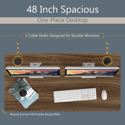 Costway Industrial Electric Adjustable Standing Up Desk Dual Motor W/ Controller - Image 4