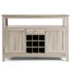 Costway Buffet Server Sideboard Wine Cabinet Console Table Grey Home