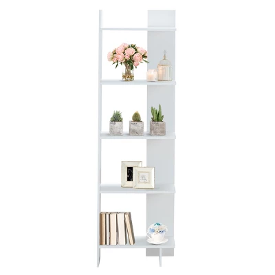 Costway Set Of 2 Bookcase Storage 5-Tier Open Shelf Display Room Divider - Image 9