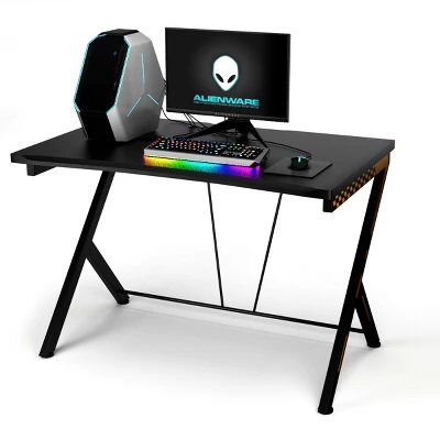 Costway Gaming Desk Computer Desk PC Laptop Table Workstation Home Office Ergonomic New - Image 9