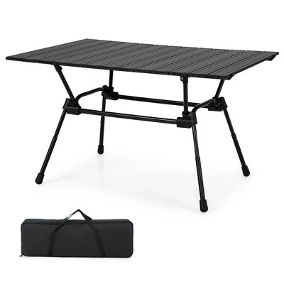 Costway Heavy-Duty Aluminum Camping Table, Folding Outdoor Picnic Table With Carrying Bag - Image 10