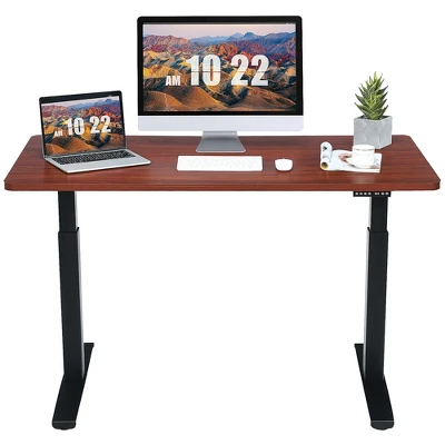 Costway 55''x28'' Electric Standing Desk Sit To Stand Workstation Dual Motor - Image 11