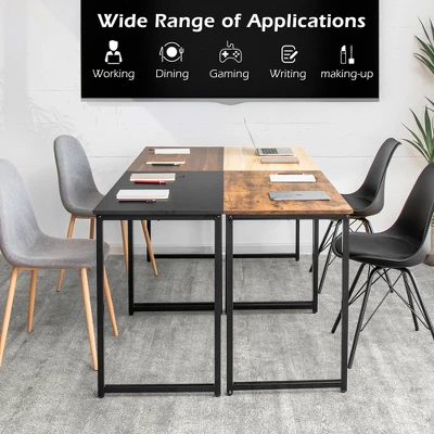 Costway Computer Desk Writing Workstation Study Laptop Table Home Office - Image 3