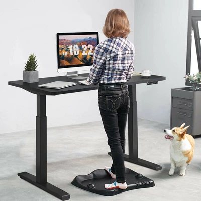 Costway 55''x28'' Electric Standing Desk Sit To Stand Workstation Dual Motor - Image 2