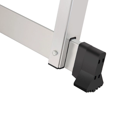 Costway 330lbs Aluminum Step Stool Folding Bench Work Platform Non-slip Drywall Ladder - Image 8