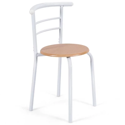 Costway 3 Piece Dining Set Table 2 Chairs Home Kitchen Breakfast Furniture - Image 8