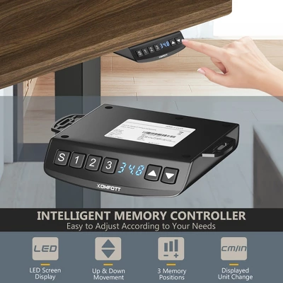 Costway Industrial Electric Adjustable Standing Up Desk Dual Motor W/ Controller - Image 5